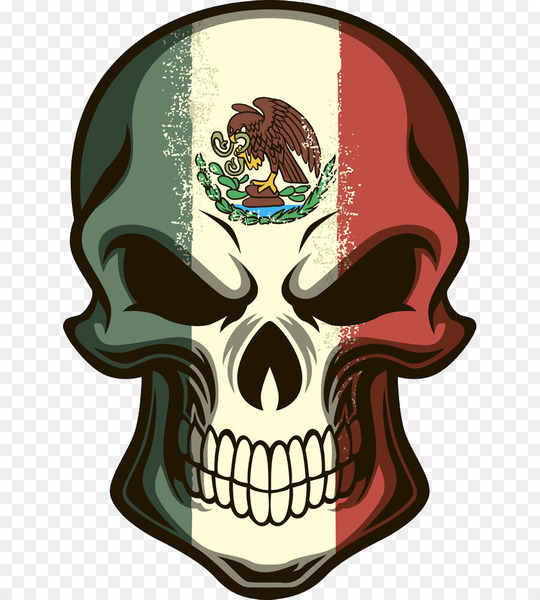 mexico,calavera,flag of mexico,skull,decal,sticker,skull art,flag,royaltyfree,green,bone,png