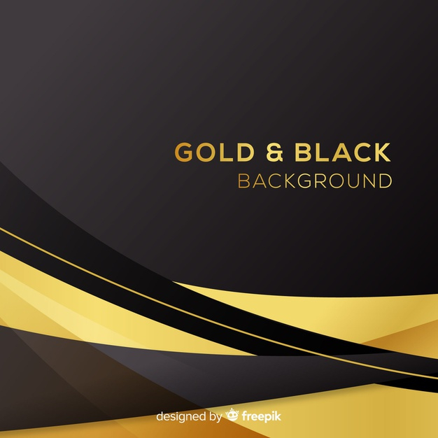 Free: Black and gold background 