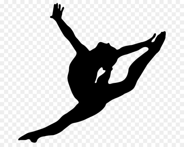 Free: Artistic gymnastics Silhouette Split Clip art - gymnastics