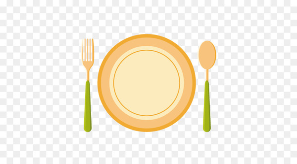 fork,spoon,plate,meal,cutlery,tableware,element,download,material,yellow,dishware,orange,kitchen utensil,line,circle,rectangle,png