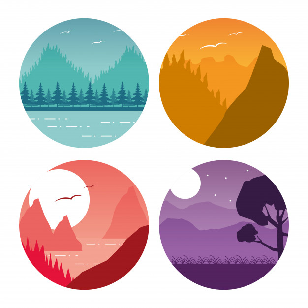 Free: Wanderlust landscape Free Vector - nohat.cc