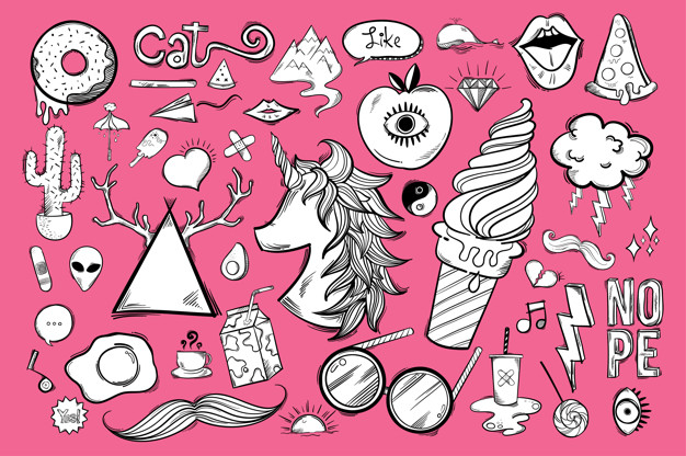 design,icon,graphic design,ice cream,cute,icons,hipster,art,doodle,graphic,unicorn,ice,group,symbol,creativity,donut,cream,fantasy,cool,words