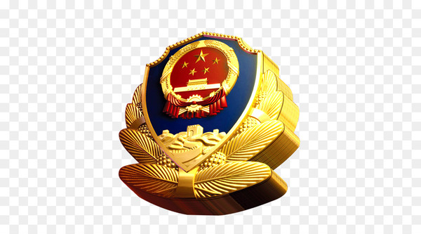 public security,police,police officer,national emblem of the peoples republic of china,patrol,chinese public security bureau,peoples police of the peoples republic of china,law,copyright,badge,gold,png