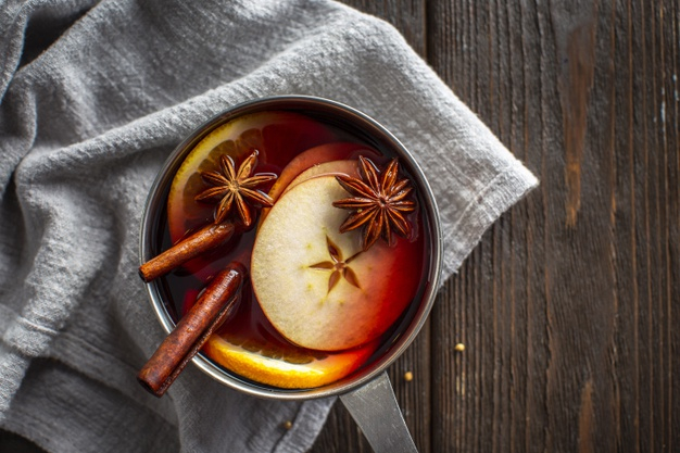 mulled,savory,plating,condiments,fine,tasty,aesthetic,horizontal,dining,delicious,fancy,gourmet,pan,eat,wine,xmas,winter,food,christmas