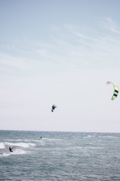 sky,wind,kite,ocean,waves,clouds,surfing, background
