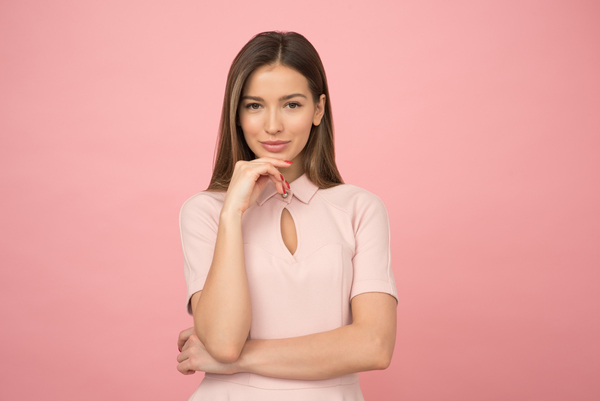 beautiful,beauty,blouse,businesswoman,casual,confident,elegant,face,fashion,girl,indoors,model,pink,pose,pretty,studio,woman,young,young woman,Free Stock Photo