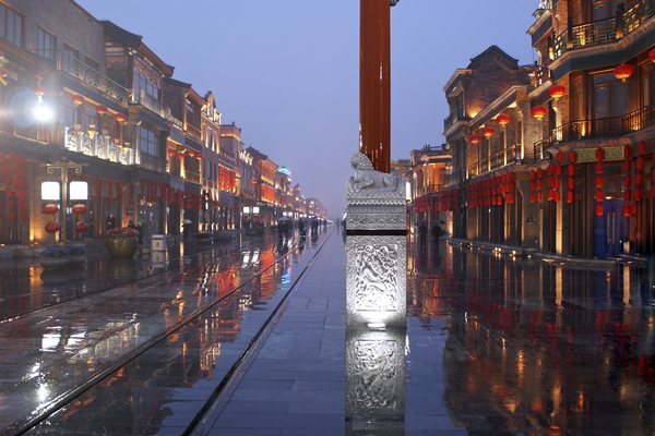 cc0,c3,beijing,china,road,rain,wet,reflections,asia,free photos,royalty free