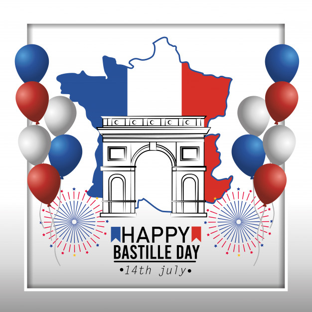 fourteenth,14 july,france day,elyses,14th,bastille,champs,14,republic,july,national,nation,celebrating,liberty,patriotic,european,eiffel,french,day,independence,tower,freedom,traditional,france,europe,celebrate,balloons,flat,paris,event,happy,fireworks,celebration,flag,map,card