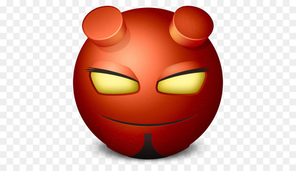 hellboy,computer icons,emoticon,download,film,smiley,face,orange,smile,red,png