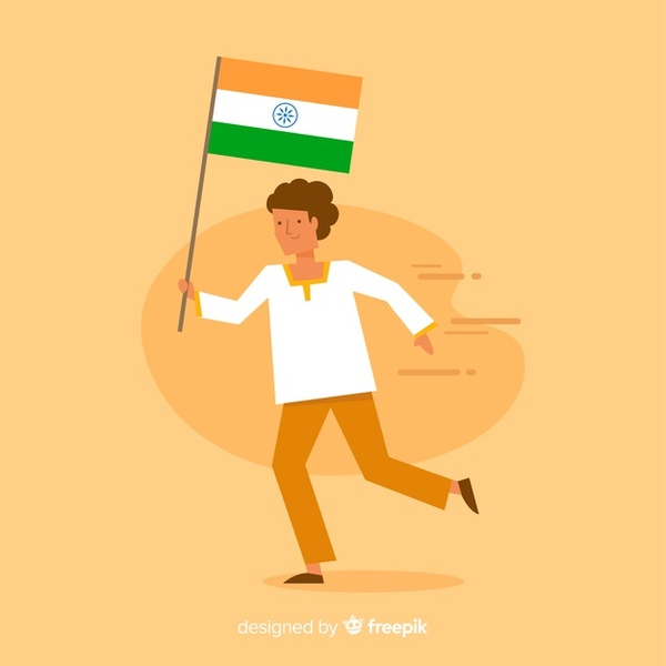 man,independence day,flag,india,festival,holiday,flat,indian,indian flag,peace,freedom,country,independence,india flag,indian festival,day,national day,january,patriotic,chakra