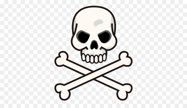 skull and bones,skull and crossbones,human skull symbolism,skull,emoji,drawing,sticker,symbol,art,death,piracy,line art,head,body jewelry,artwork,black and white,line,bone,png