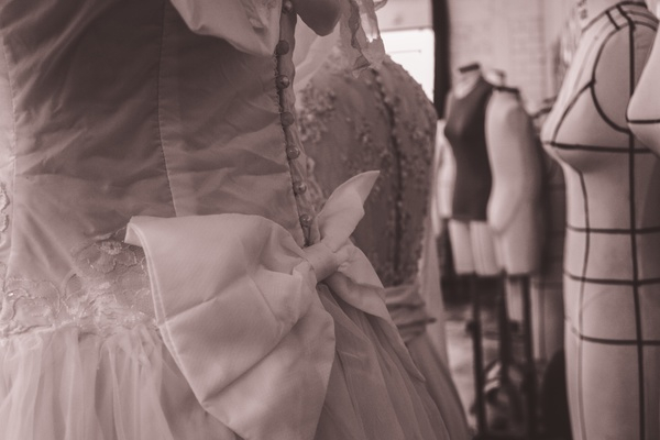 dress,clothing,ribbon,store,black and white