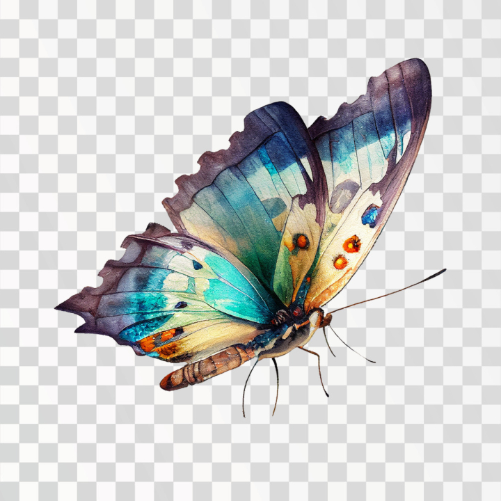 Free: Butterfly PNG transparent, no background 