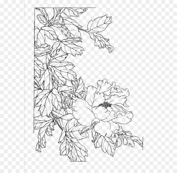 manual of the mustard seed garden,line art,gongbi,drawing,birdandflower painting,painting,flower,chinese painting,moutan peony,india ink,shan shui,paint,ink wash painting,art,symmetry,point,monochrome photography,petal,design,monochrome,font,flowering plant,leaf,area,pattern,black,branch,white,plant,illustration,artwork,line,floral design,black and white,visual arts,flora,tree,png