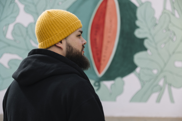 people,man,paint,art,color,graphic,wall,colorful,human,shape,person,ink,creative,drawing,hat,beard,painting,graffiti,young,artist