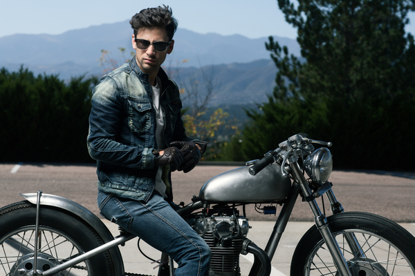 action,adult,adventure,biker,daylight,fashion,gloves,leather jacket,leisure,man,motorbike,motorcycle,mountains,outdoors,people,recreation,rider,road,speed,sport,sunglasses,travel,trees,Free Stock Photo