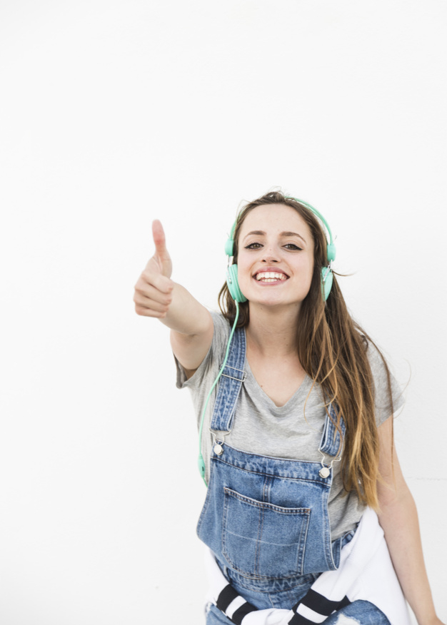 background,music,people,woman,girl,hair,beauty,smile,happy,white background,sign,person,backdrop,white,clothing,music background,teenager,fun,studio,female,young,happy people,headphone,background white,audio,entertainment,happiness,portrait,beauty woman,woman hair,teen,song,listen,joy,gesture,enjoy,hobby,adult,listening,pretty,smiling,leisure,hearing,front,teenage,casual,brunette,joyful,against,showing,closeup,thumbup,lifestyles,gesturing,waistup