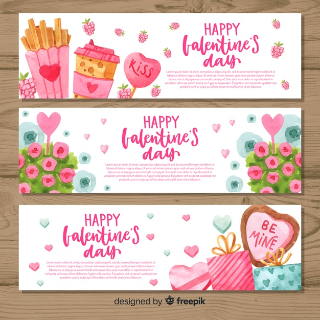 banner,pattern,watercolor,floral,coffee,heart,flowers,love,gift,template,box,watercolor flowers,banners,gift box,floral pattern,celebration,valentines day,valentine,fruits,flower pattern