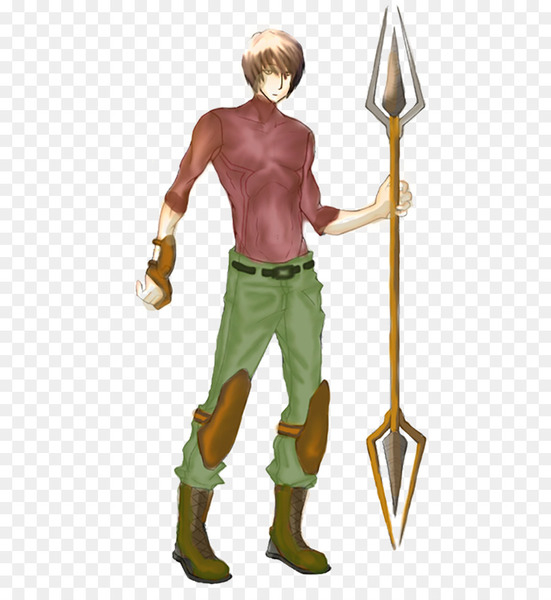 costume,sword, cartoon,spear,legendary creature,standing,fictional character,muscle,axe,png