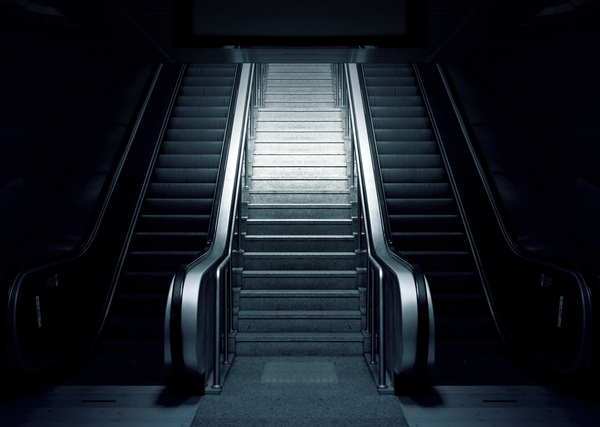 black-and-white,dark,escalator,escalators,staircase,stairs,station,underground,Free Stock Photo