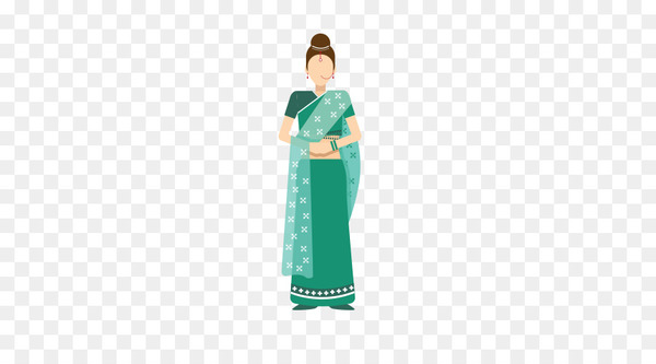 india,cartoon,demographics of india,download,clothing in india,client,logo,outerwear,clothing,kimono,green,costume,robe,dress,png