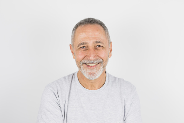 background,camera,man,t shirt,space,smile,happy,shirt,creative,grey background,smiley,tshirt,old,grey,studio,simple background,cloth,old man,simple,hairstyle,textile,cotton,happiness,material,creative background,gentleman,elderly,positive,male,joy,senior,look,adult,horizontal,smiling,copy,looking,wear,handsome,casual,cheerful,aged,mature,bearded,glad,at,copy space,toothy,looking at camera,toothy smile