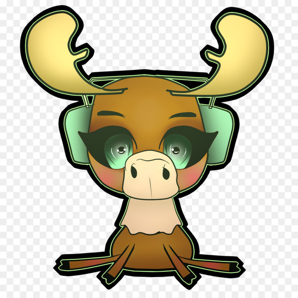 cattle,horse,mammal,carnivores,character,fiction,cartoon,green,working animal,moose,fictional character,horn,animation,bovine,png