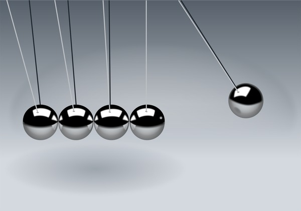 action,balls,black-and-white,illustration,motion,newton&#39;s cradle,reaction,reflection,science,spheres,Free Stock Photo