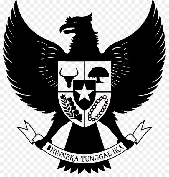 indonesia,garuda,national emblem of indonesia,garuda indonesia,pancasila,indonesian,symbol,graphic design,emblem,monochrome photography,wing,monochrome,fictional character,bird of prey,logo,crest,bird,black and white,png
