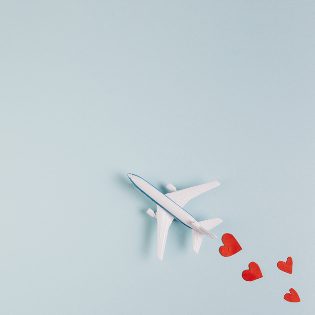 background,heart,travel,love,blue background,light,blue,red,red background,idea,space,cute,airplane,plane,holiday,square,decoration,creative,sweet,dream