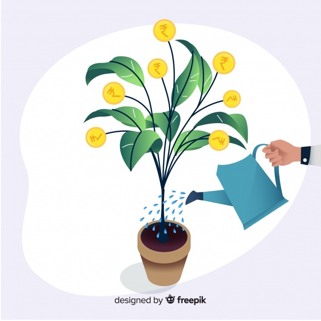 business,water,money,leaves,india,flat,plant,indian,finance,bank,coin,payment,investment,cash,coins,country,currency,banking,grow,exchange,rich,rupee,watering can,watering