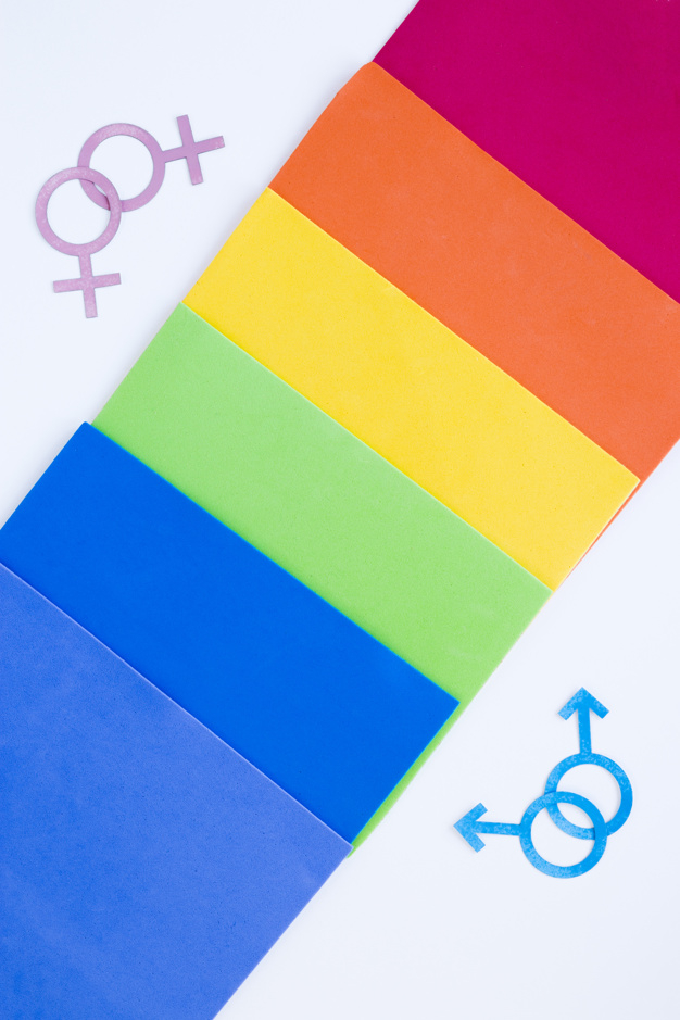 overhead,lay,homosexual,arrangement,multicolored,lesbian,small,rights,lgbt,orientation,composition,surface,equality,tolerance,two,colored,pride,liberty,couples,diversity,flat lay,papers,gay,relationship,male,gender,top view,top,bright,beautiful,view,simple,together,female,freedom,community,symbol,desk,flat,white,sign,couple,white background,rainbow,icons,flag,table,man,paper,woman,icon,design,love,background