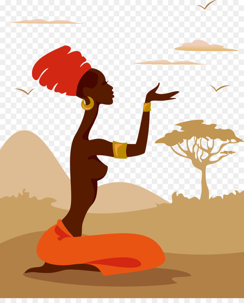 Download Woman Afro Afro-American Royalty-Free Stock Illustration