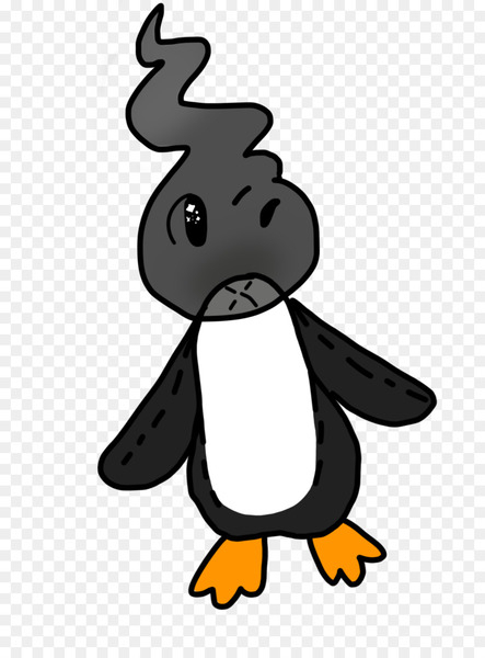 penguin,dog,black  white  m,mammal,character,canidae,beak,fiction, cartoon,flightless bird,bird,animation,animated cartoon,fictional character,tail,art,png