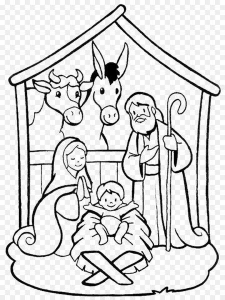 Hand Drawn Vector Illustration Drawing Jesus Christ Nativity Scene Stock  Vector by ©bernardojbp 243835628