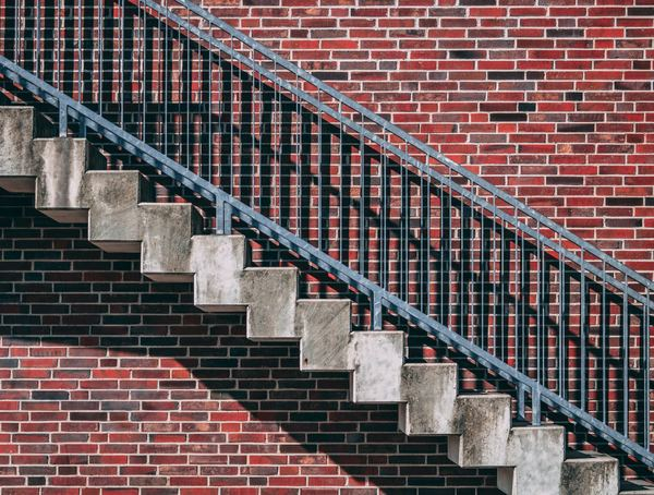 building,architecture,house,blank,white,wall,step,stair,escalator,wall,brick,red,steps,staircase,handrail,concrete,building,architecture,structure,shadow,urban,free images