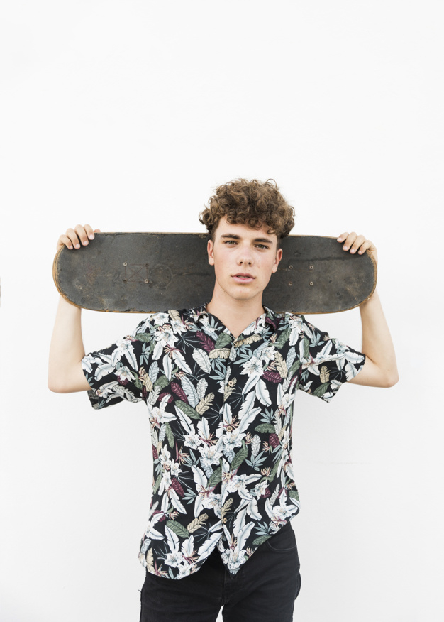 background,pattern,floral,people,leaf,man,floral background,sport,floral pattern,smile,happy,white background,shirt,background pattern,board,person,backdrop,white,boy,clothing,teenager,pattern background,studio,sports background,young,skateboard,skate,happy people,background white,happiness,portrait,teen,male,joy,guy,enjoy,hobby,holding,adult,smiling,looking,hold,front,handsome,teenage,casual,cheerful,shoulder,isolated,joyful,carrying,skateboarder,closeup,lifestyles
