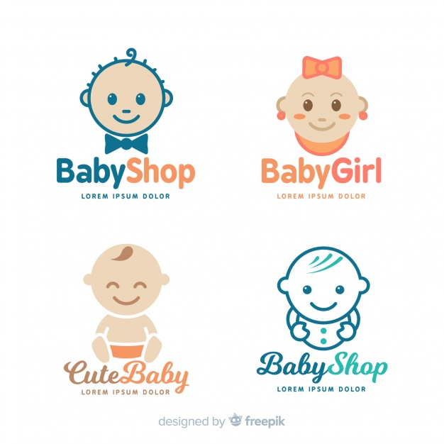 logo,business,baby,design,logo design,template,line,tag,shapes,marketing,cute,smile,happy,shop,bow,child,corporate,flat,company,modern