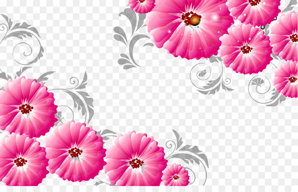 mural,wall,3d computer graphics,flower,3d film,template,art,stereoscopy,download,photography,drawing,pink,chrysanths,plant,flora,petal,daisy,daisy family,floristry,computer wallpaper,annual plant,floral design,flower arranging,dahlia,magenta,gerbera,herbaceous plant,flowering plant,png