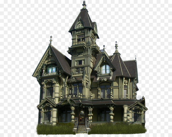 clue,haunted house,youtube,mansion,game,deviantart,art,halloween,building,medieval architecture,chateau,turret,manor house,facade,historic house,castle,png