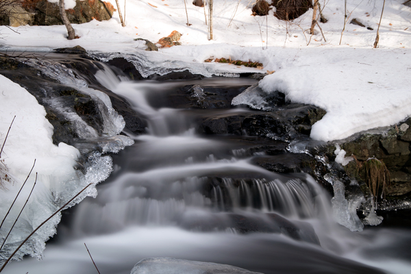 winter,waterfall,water,stream,snow,season,scenic,rocks,river,outdoors,nature,motion,landscape,ice,frozen,frosty,frost,flow,fall,environment,creek,cold,cascade