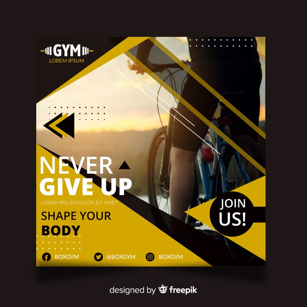 square banner,sporty,fit,lifestyle,cycling,race,training,exercise,wheel,healthy,bicycle,square,bike,sports,photo,fitness,sport,template,flyer,banner
