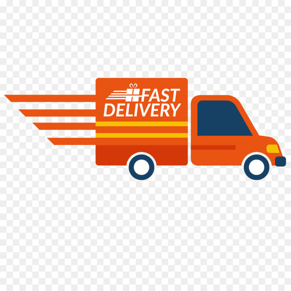 Express delivery Service Logo With Transport Car Vector Icon