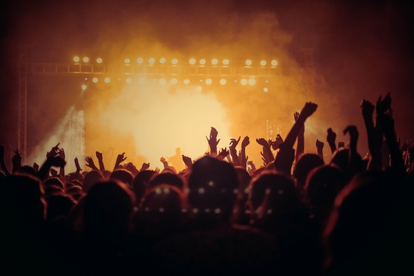 audience,band,concert,crowd,dancing,festival,lights,live,music,musician,party,people,performance,silhouette,smoke,stage,venue,Free Stock Photo