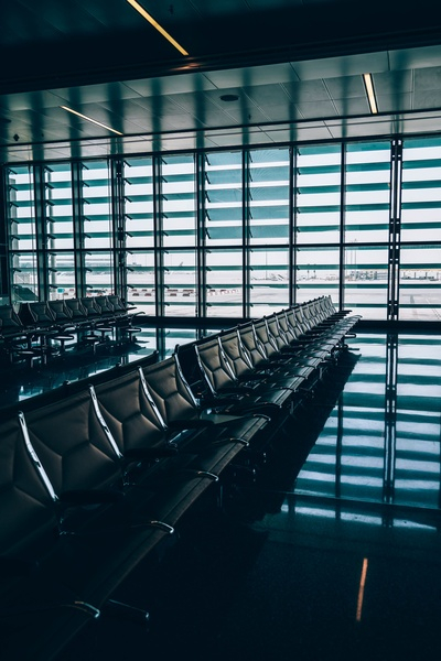 architecture,window,glass,airport,bench,waiting,area,floor,reflection
