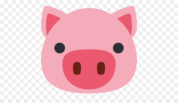 pig,emoji,sticker,computer icons,sms,snout,text messaging,emoticon,iphone,email,pig farming,pink,head,livestock,carnivoran,whiskers,smile,pig like mammal,nose,mammal,cartoon,png