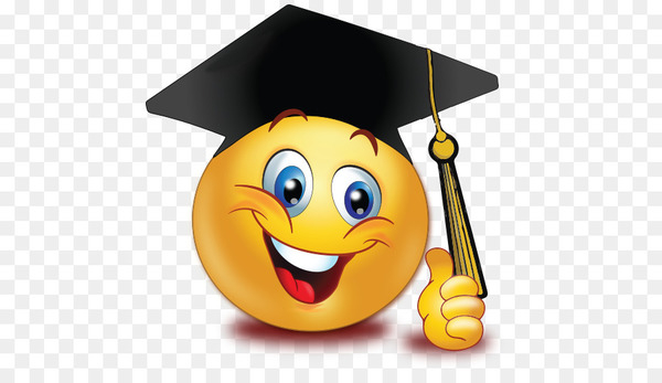 Free: Graduation ceremony Emoticon Smiley Emoji Graduate University ...
