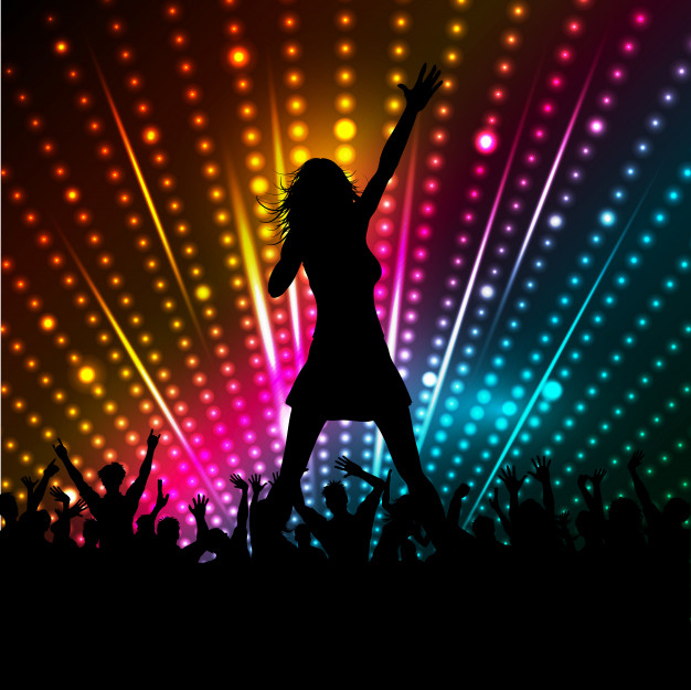 background,people,party,circle,man,rainbow,silhouette,couple,friends,boy,lights,disco,concert,woman silhouettes,group,crowd,people silhouettes,light background,party background,singer