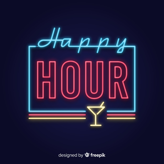flashy,hour,shiny,happy hour,bright,glow,symbol,decorative,modern,cup,glass,sign,neon,discount,promotion,happy,color,light,design