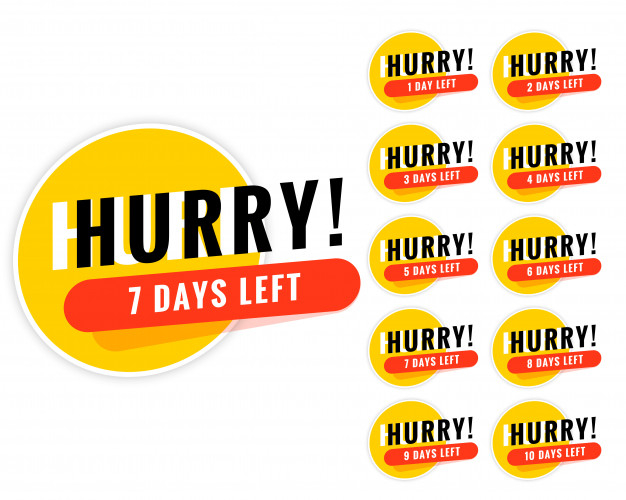 one,go,nine,eight,days,left,limited,hurry,seven,six,two,four,count,five,promotional,down,three,special,day,counter,timer,countdown,date,announcement,symbol,offer,sign,time,web,number,marketing,shopping,sticker,badge,design,label,sale,business,banner